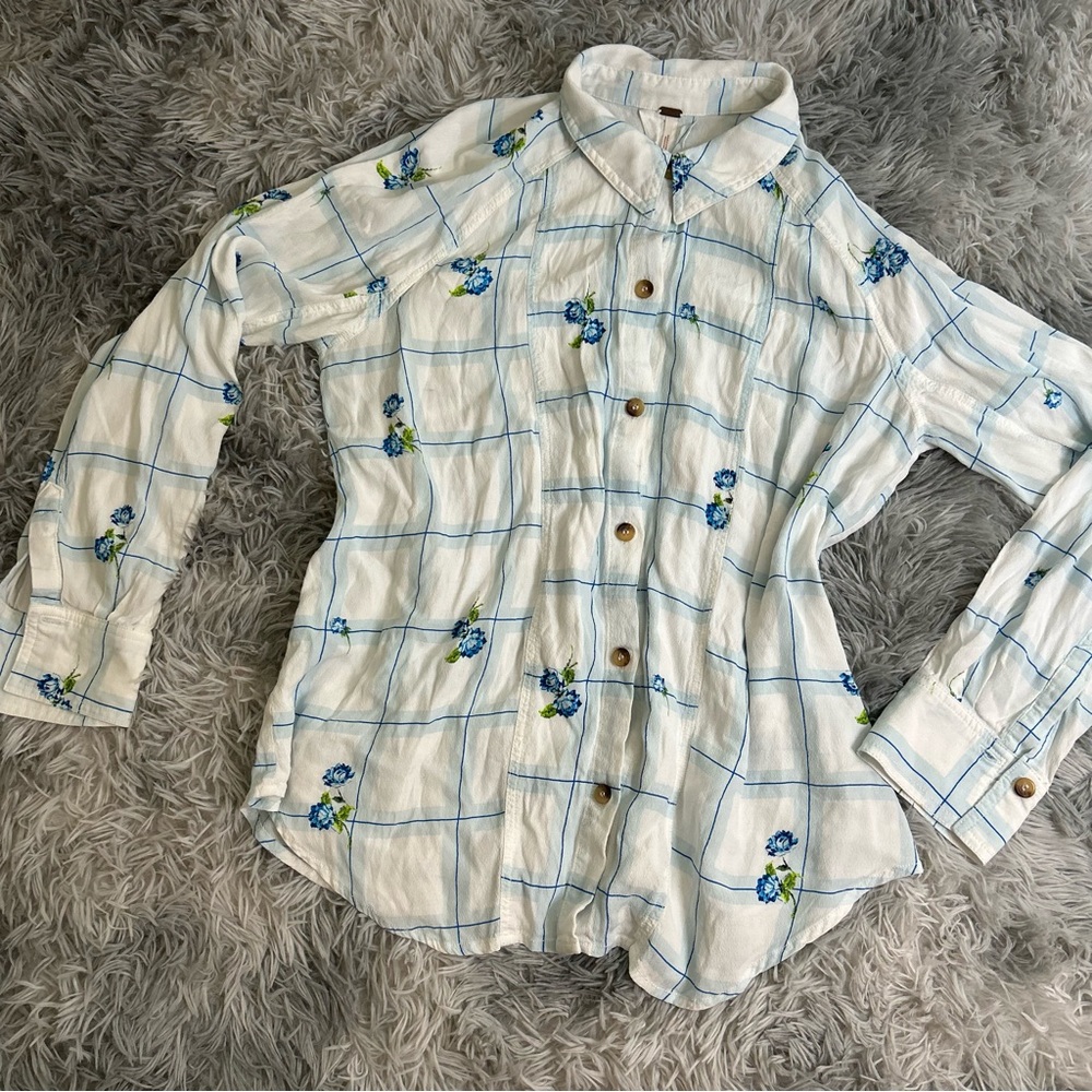 Free people button up